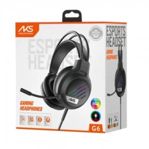 Gaming RGB Ενσύρματο Headset με Μικρόφωνο με Μείωση Θορύβου