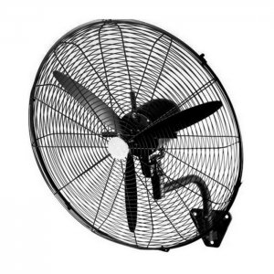 Ανεμιστήρας Τοίχου 130W 220V Διαμέτρου 65cm με 3 Πτερύγια και 3 Ρυθμιζόμενες Ταχύτητες Αέρα σε Μαύρο Χρώμα