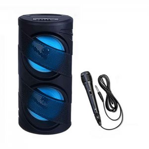 Ασύρματο Φορητό Bluetooth Ηχείο με Ενσύρματο Μικρόφωνο USB/SD/AUX και Μπαταρία 1200mAh