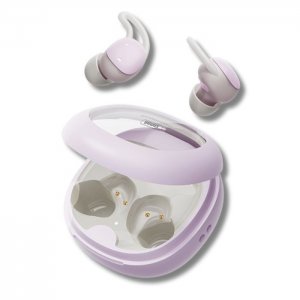 Ασύρματα Earbuds Ακουστικά Bluetooth με Θήκη Φόρτισης - Remax - Λιλά