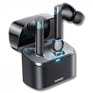 Ασύρματα Bluetooth Earbuds με Θήκη Φόρτισης &amp; Απομόνωση Ήχου - Remax - Μαύρα