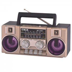 Επιτραπέζιο Ραδιόφωνο Retro 4 σε 1 - FM AM, Bluetooth, USB, Κάρτα μνήμης - CMiK