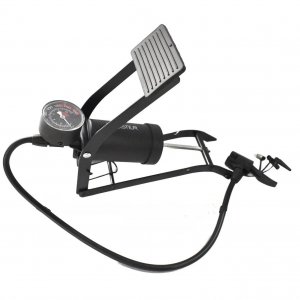 Τρόμπα Ποδιού με Μανόμετρο 7 Bar 100 PSI με 3 Βελόνες - Κατάλληλη για Μπάλες, Ποδήλατο, Αυτοκίνητο, Στρώματα
