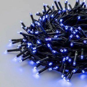 Χριστουγεννιάτικα Λαμπάκια 1000 LED 50m Λευκό/Μπλε - Φωτισμός για Εσωτερικό και Εξωτερικό Στολισμό