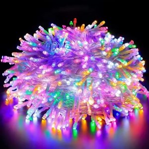 Χριστουγεννιάτικα Λαμπάκια 500 LED - 25m Πολύχρωμος Φωτισμός για Σπίτι και Κήπο