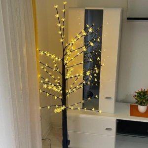 Διακοσμητικό Φωτιζόμενο Δέντρο LED 240 Λουλουδιών - 150cm