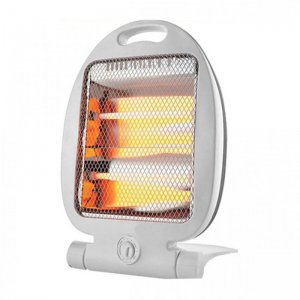 Φορητή Σόμπα Χαλαζία 800W με 2 Λυχνίες και Διακόπτη Ασφαλείας