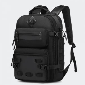 Ozuko Ανδρικό Σακίδιο Πλάτης 25.2L – Αδιάβροχο Backpack με Θήκη Laptop 15.6″
