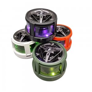 Mini Ασύρματο Bluetooth Μαγνητικό Ηχείο με LED RGB, 5W Ήχος, FM, USB και Κάρτα TF