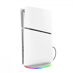 Βάση RGB για PS5 Slim Ipega Λευκή με LED Φωτισμό και Ψύξη