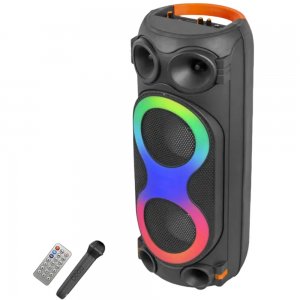 Φορητό Bluetooth 5.3 Ηχείο 8″ με Μικρόφωνο,  Χειριστήριο και LED RGB Φωτισμό CH-8868