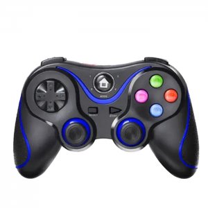 Ασύρματο Χειριστήριο Παιχνιδιών - Gamepad Bluetooth V8 για Android, iOS, PC και PS3 σε Μπλε Χρώμα