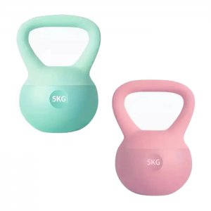 Kettlebell 5kg με Επένδυση Βινυλίου και Αντιολισθητική Λαβή για Προπόνηση