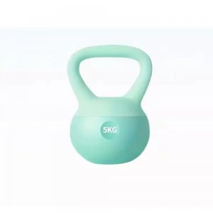 Kettlebell 5kg με Επένδυση Βινυλίου και Αντιολισθητική Λαβή για Προπόνηση Πράσινο