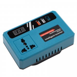 Μετατροπέας Ισχύος 120W DC 18–21V σε AC 220V για Μπαταρίες Λιθίου με USB