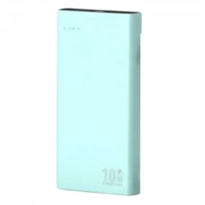 Power Bank 10000mAh Ezra 10W με 2 USB, Micro και Type-C Γαλάζιο