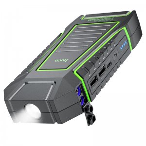 Φορητός Εκκινητής Αυτοκινήτου 12V - Power Bank 10000 mAh με 2 Θύρες USB - Hoco