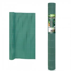 Καλαμωτή Περίφραξη PVC 150 x 500cm Πράσινη 10mm για Κήπο και Μπαλκόνι