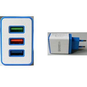 Ταχυφορτιστής με 3 Θύρες USB - Quick Charge 3.0
