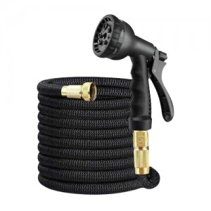 Επεκτεινόμενο Λάστιχο Κήπου Magic Garden Hose 75m Μαύρο