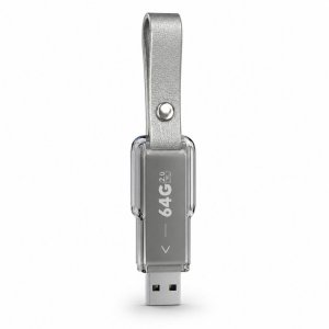 USB Flash Drive MOXOM 64GB USB 2.0 – Μεταλλικό Στικ Μνήμης Τύπου Μπρελόκ
