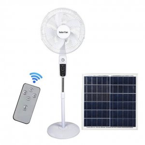 Ορθοστάτης Ανεμιστήρας 16 Solar Fan – Ηλιακή Φόρτιση και Τηλεχειριστήριο - Επαναφορτιζόμενος, Φωτοβολταϊκό Πάνελ