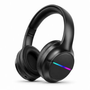 Ασύρματα Over-Ear Ακουστικά Bluetooth 5.3 με Φωτισμό