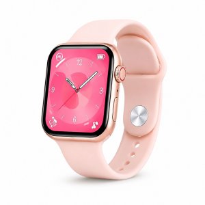 Smartwatch H10 Mini AMOLED – Έξυπνο Ρολόι με Ασύρματη Φόρτιση και Οθόνη Amoled Ροζ