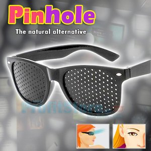 Στενοπικά Γυαλιά Πλέγματος - Pinhole Glasses για εξάσκηση &amp; βελτίωση της όρασης