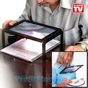 Hands Free Μεγεθυντικός Φακός Γίγας με Φωτισμό LED