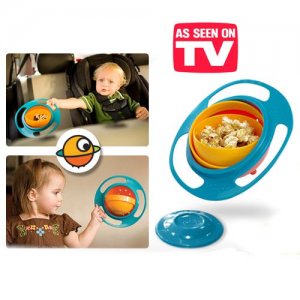Universal Gyro Bowl - To έξυπνο Μπωλ για Παιδιά, που συγκρατεί στη Θέση του το Γεύμα