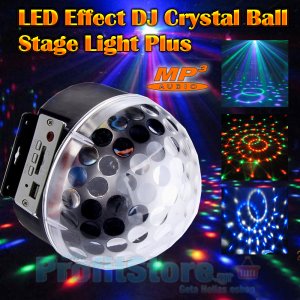 LED Effect Φωτορυθμικό DJ Crystal Ball με USB,SD Mp3 Player &amp; τηλεχειρισμό XL-11 OEM