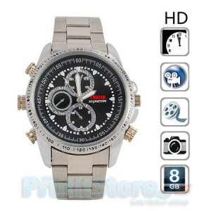 Spy Cam HD-DVR Watch 8GB - Κρυφή Κάμερα Κατασκοπευτικό Ρολόι
