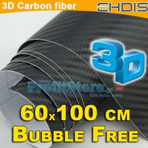 Διακοσμητική Αυτοκόλλητη Ταινία 3D CARBON - Ρολό 60×100cm