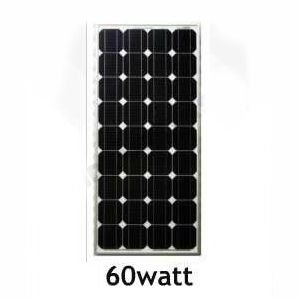 Φωτοβολταϊκός Συλλέκτης 60WATT 12V Solar Panel BAO-6065 με Πλαίσιο Αλουμινίου