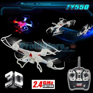 Τηλεκατευθυνόμενο Ελικόπτερο Quadcopter 6 Axis Gyro 2.4GHz 3D-360 για Απίθανα Ακροβατικά