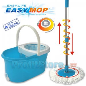 Σφουγγαρίστρα με Περιστρεφόμενο Κάδο Easy Spin Mop 360