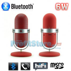 Retro Microphone Style Bluetooth Multimedia Speaker, MP3 Player, Hands Free Kit