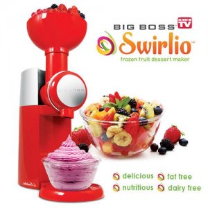 BIG BOSS SWIRLIO για σορμπέ φρούτων, frozen yogurt και γρανίτες στο λεπτό