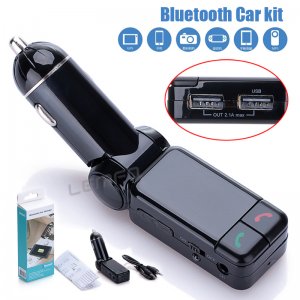 Πομπός Bluetooth USB, AUX In, MP3 Player &amp; Φορτιστής 2 x USB 2.1A Αυτοκινήτου - Car FM Transmitter