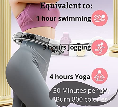 HULA HOOP Όργανο Εκγύμνασης, Μασάζ, Αδυνατίσματος & Γράμμωσης