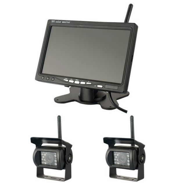 Σετ 2 Ασύρματες Κάμερες Οπισθοπορείας Αυτοκινήτου με Οθόνη 