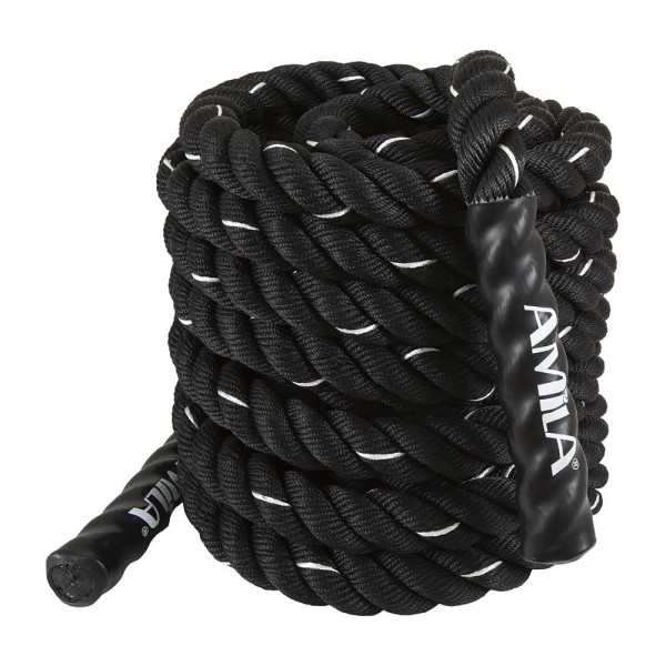 Σχοινί Προπόνησης Crossfit 9m AMILA Battle Rope NS