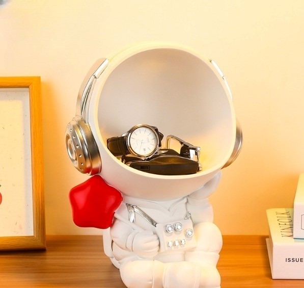 Διακοσμητικό Φως Σπιτιού - Αστροναύτης Άγαλμα / Μινιατούρα με Αποθηκευτικό Χώρο Μικρών Αντικειμένων