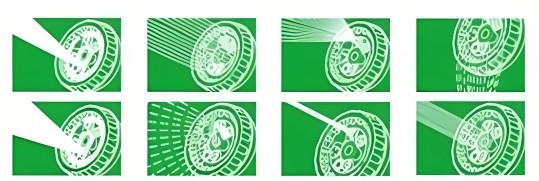 Πιστόλι Εκτοξευτήρας Ποτίσματος Κήπου - Με 8 Λειτουργίες Ψεκασμού - 68.5 εκ