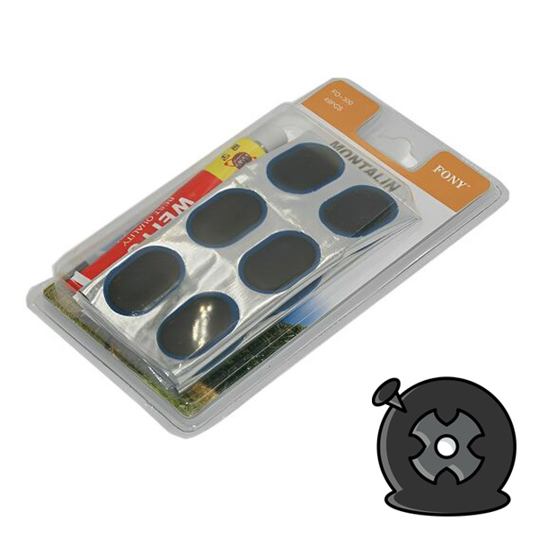 Κιτ Επισκευής Ελαστικών με Μπαλώματα & Κόλλα για Ποδήλατα, Μοτοσυκλέτες, Αυτοκίνητα 49τμχ.