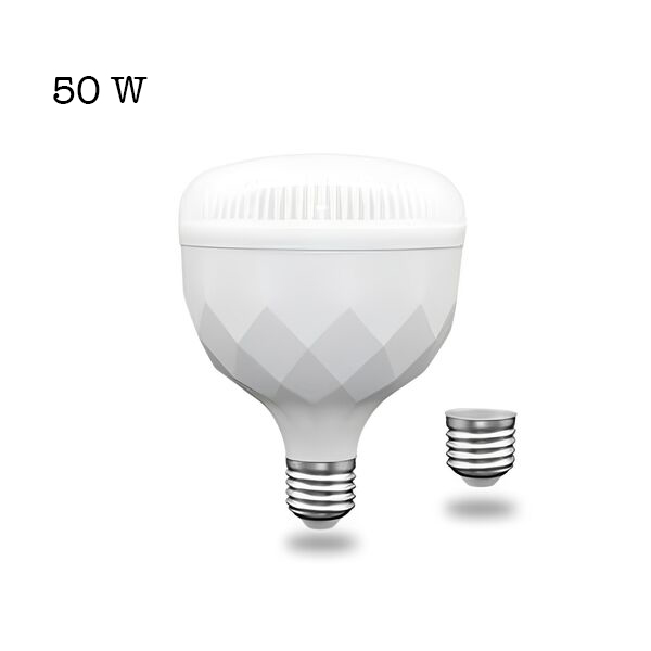 Led Λάμπα Ψυχρού Λευκού Φωτισμού E27 50W 220V 4000LM 6500K