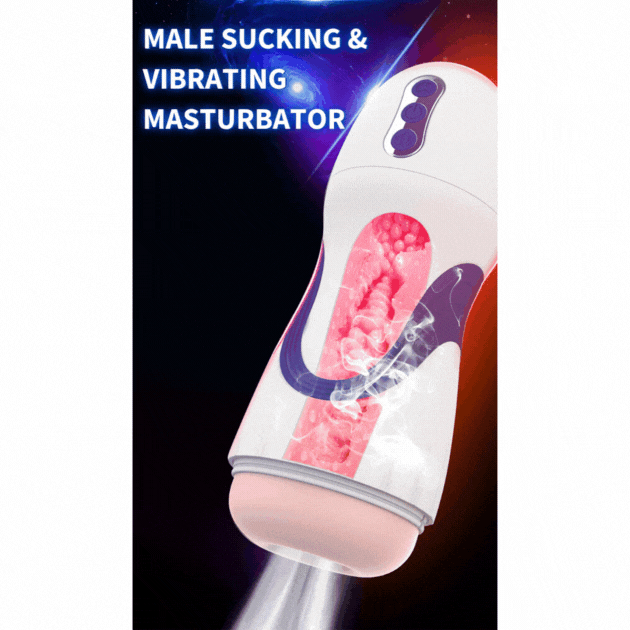 Επαναφορτιζόμενη USB Αντλία Αναρρόφησης & Επιμήκυνσης Πέους με Ρεαλιστικό Στόμιο - Αυνανιστής - Αδιάβροχος με 10 Λειτουργίες Δόνησης