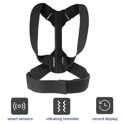 Ελαστική Ζώνη Υποστηρικτής Πλάτης Υψηλής Ποιότητας - Διόρθωση Στάσης Σώματος, Μέσης με Οθόνη LCD και Αισθητήρα