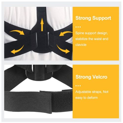 Ελαστική Ζώνη Υποστηρικτής Πλάτης Υψηλής Ποιότητας - Διόρθωση Στάσης Σώματος, Μέσης με Οθόνη LCD και Αισθητήρα